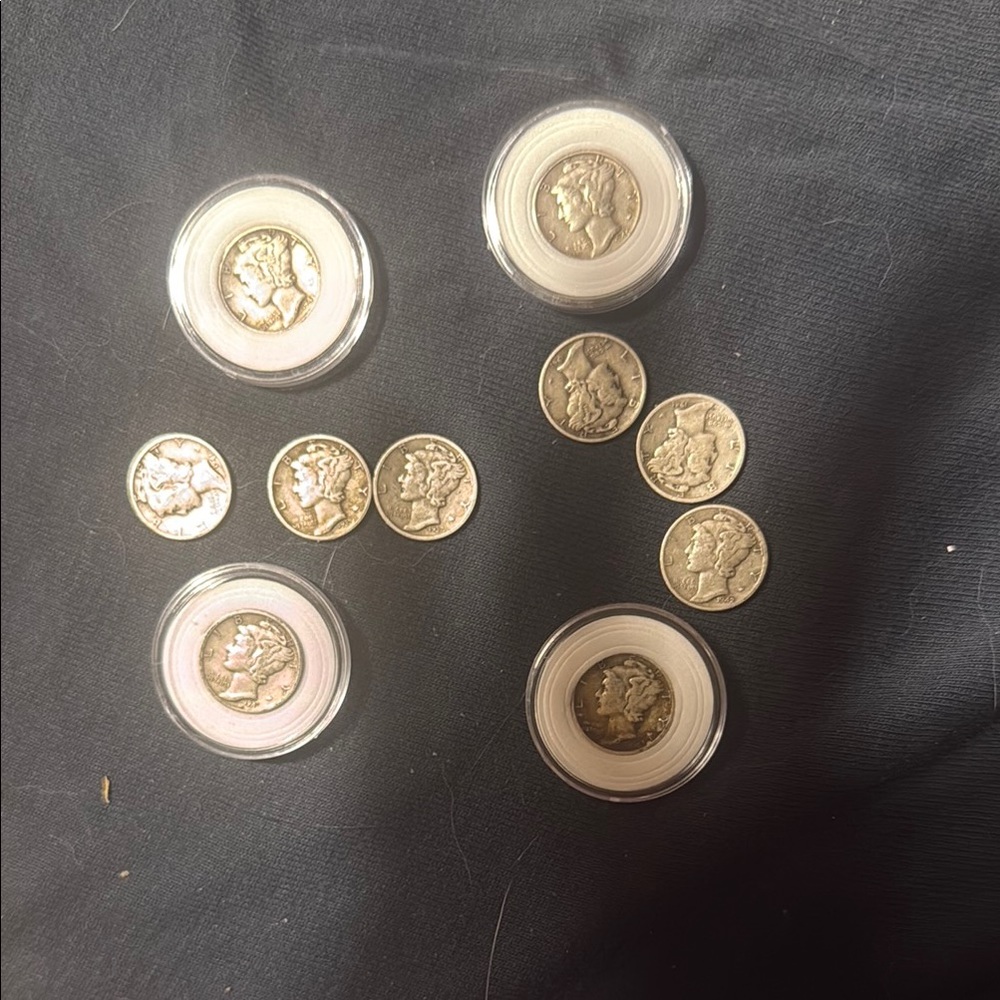 Silver mercury dimes